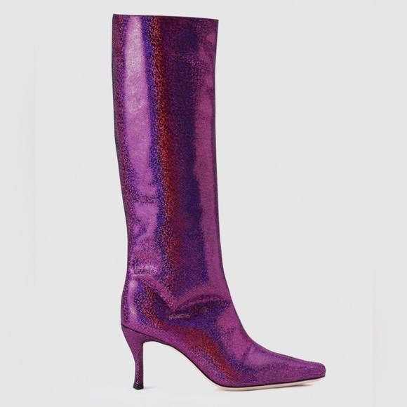 By Far WOMEN'S STEVIE FUCHSIA PINK BOOTS Brand New Size 38 - Picture 1 of 8